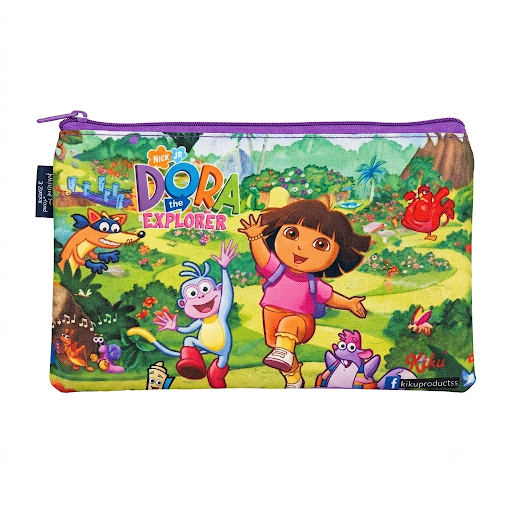 Kids Cartoon Print Pencil Pouch
