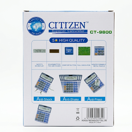 Citizen CT-9800 14 Digit Superior Calculator