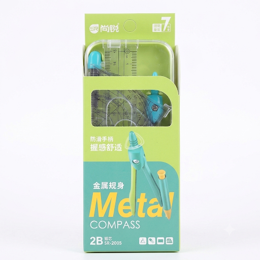 SR Metal Compass Set (7-Piece)