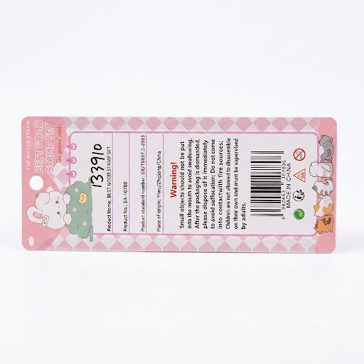 Best Good Stamp Set – Cute Cartoon Tap Water Stamps (10 Pcs)
