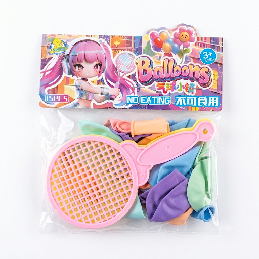 Jing Jing Balloon Town Balloons Set – 15 Pcs