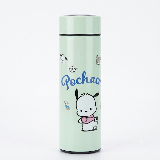 Character Print Smart Temperature Display Bottle