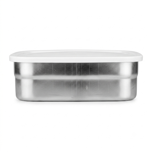Tedemei Stainless Steel Rectangle Food Container – Double Layer, Eco Friendly