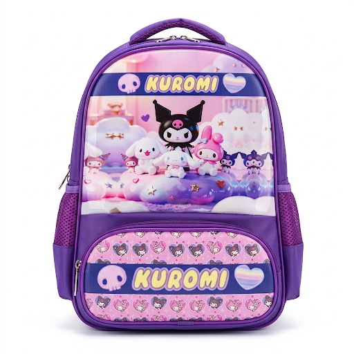 Kids Cartoon Print School Backpack – 3 Design Options