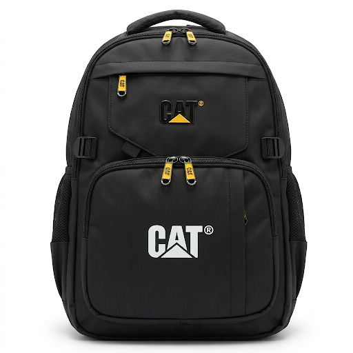 CAT Logo Multi-Pocket Backpack