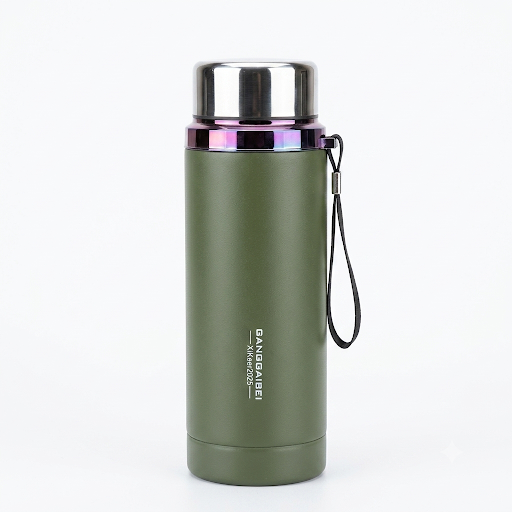 GangGaiBei Stainless Steel Vacuum Flask with Tea Strainer