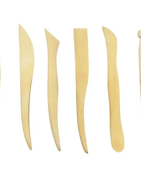 Wooden Modeling Tool Set 7pcs Set