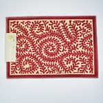 Red Table Mat