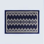 Dark Blue & Off White Place Mat