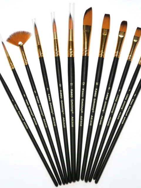 Keep Smiling Mix Artist Brush Set 12Pcs