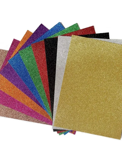 Multicolor Foaming Glitter Sheets 
