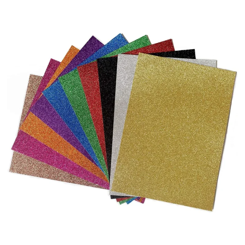 Multicolor Foaming Glitter Sheets 