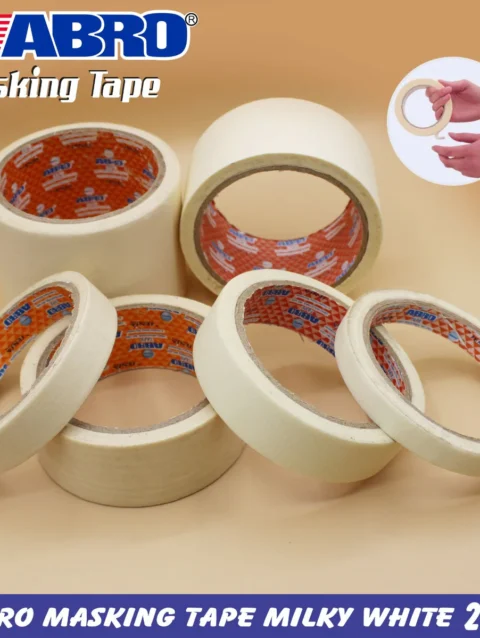 Abro Masking Tape Milky White 20y