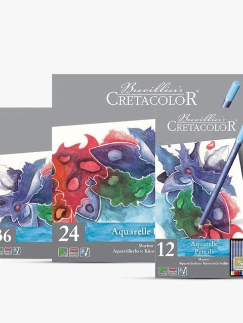 Cretacolor Marino Aquarelle Color Pencils Set