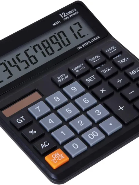 Deli 12 Digits Desktop Calculator EM01120
