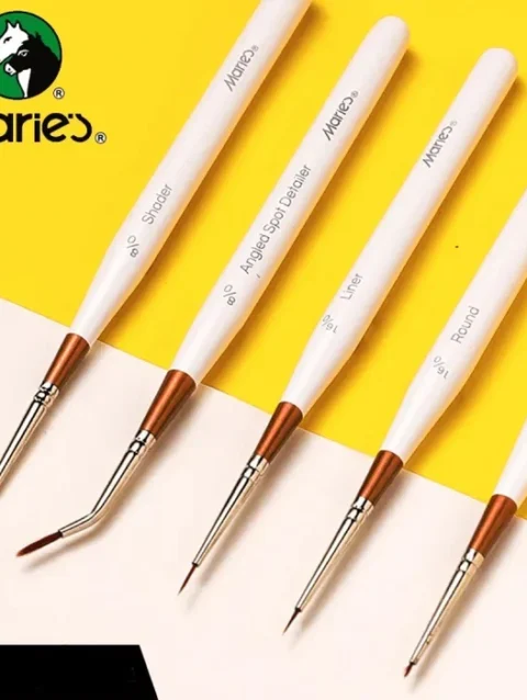 arie's Mini Detailing Brush For Painting Pack Of 5 (750)