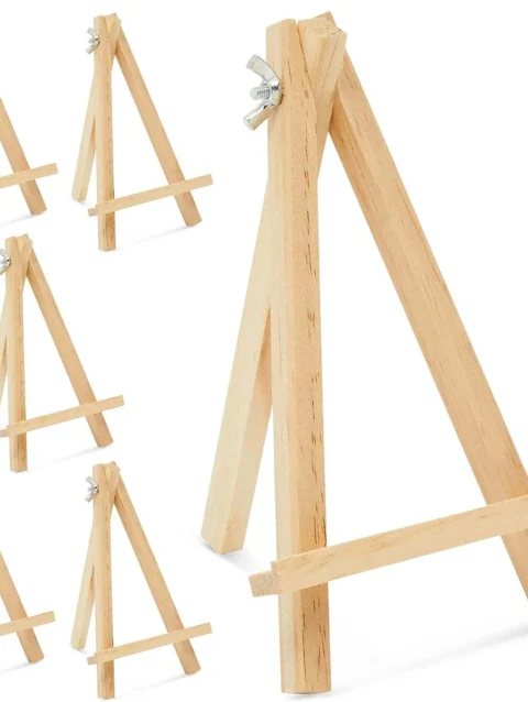 Mini Wooden Easel for Canvas