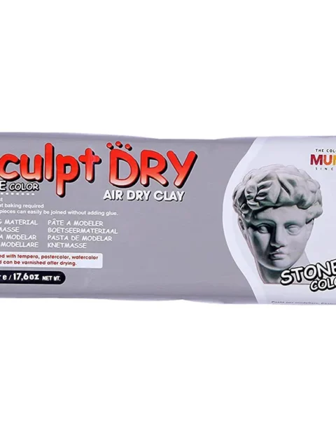 Mungyo Sculpt Air Dry Clay 500gm Stone