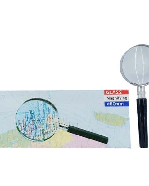 Magnifying Glass Silver & Black