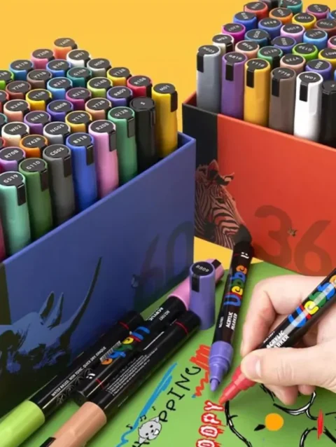 Ulebbe Permanent Acrylic Paint Markers