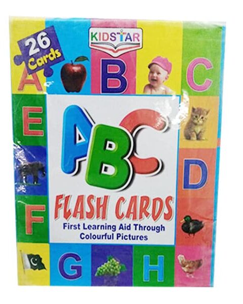 Flash Cards Large Abc - Assorted - Naiton